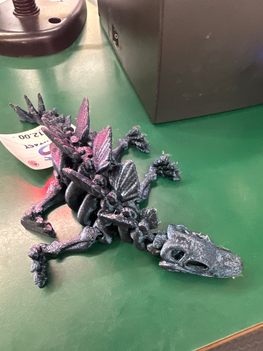 FANTASY PETS - SKELETAL STEGOSAURUS - SMALL