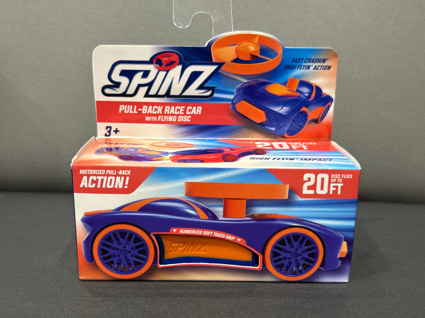 SPINZ PULL BACK RACE CAR WITH FLYING DISC - Pharm Favorites by Economy Pharmacy