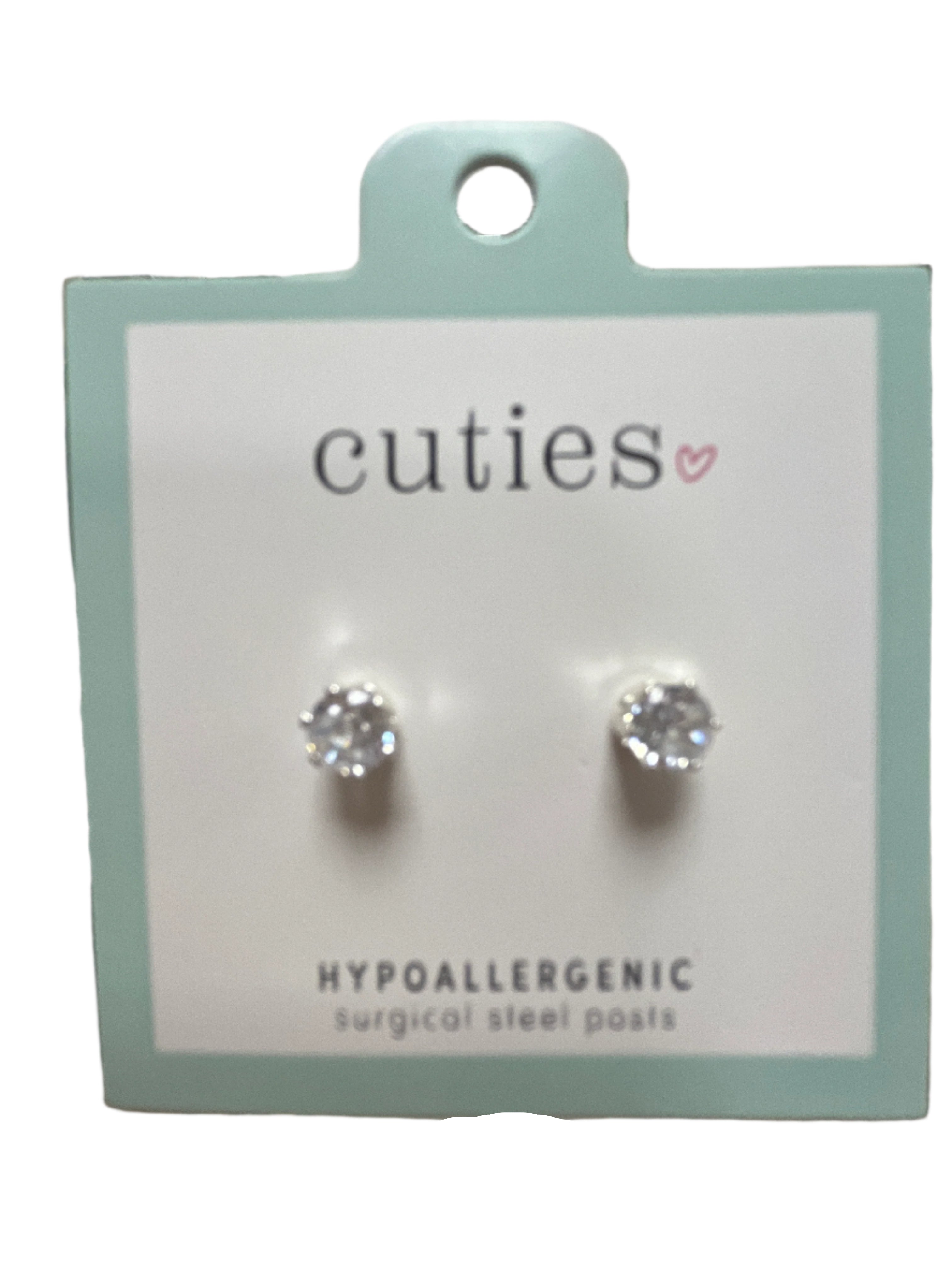 CZ STUD EARRINGS