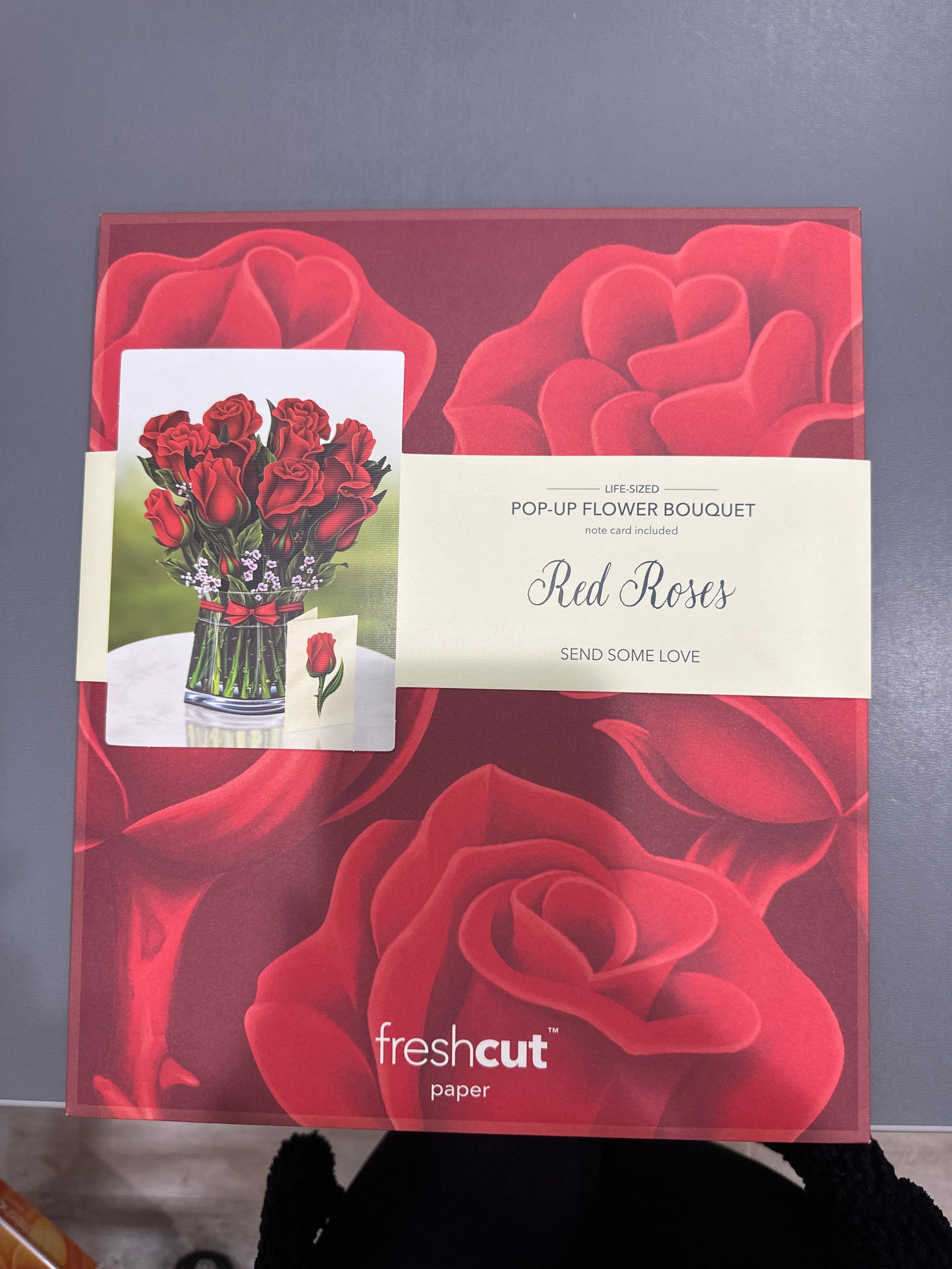 POP UP FLOWER BOUQUET - RED ROSES