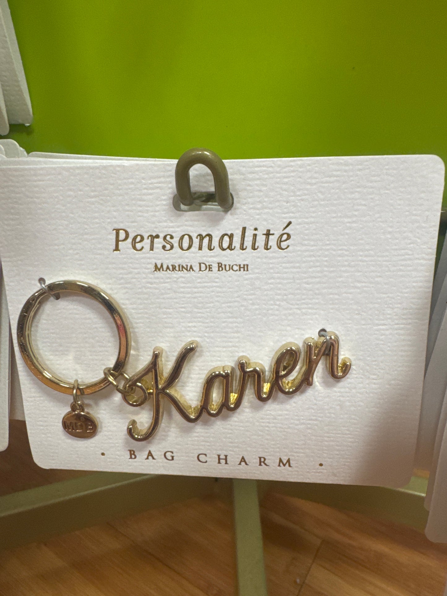 BAG CHARM KEYCHAIN - KAREN - Pharm Favorites by Economy Pharmacy