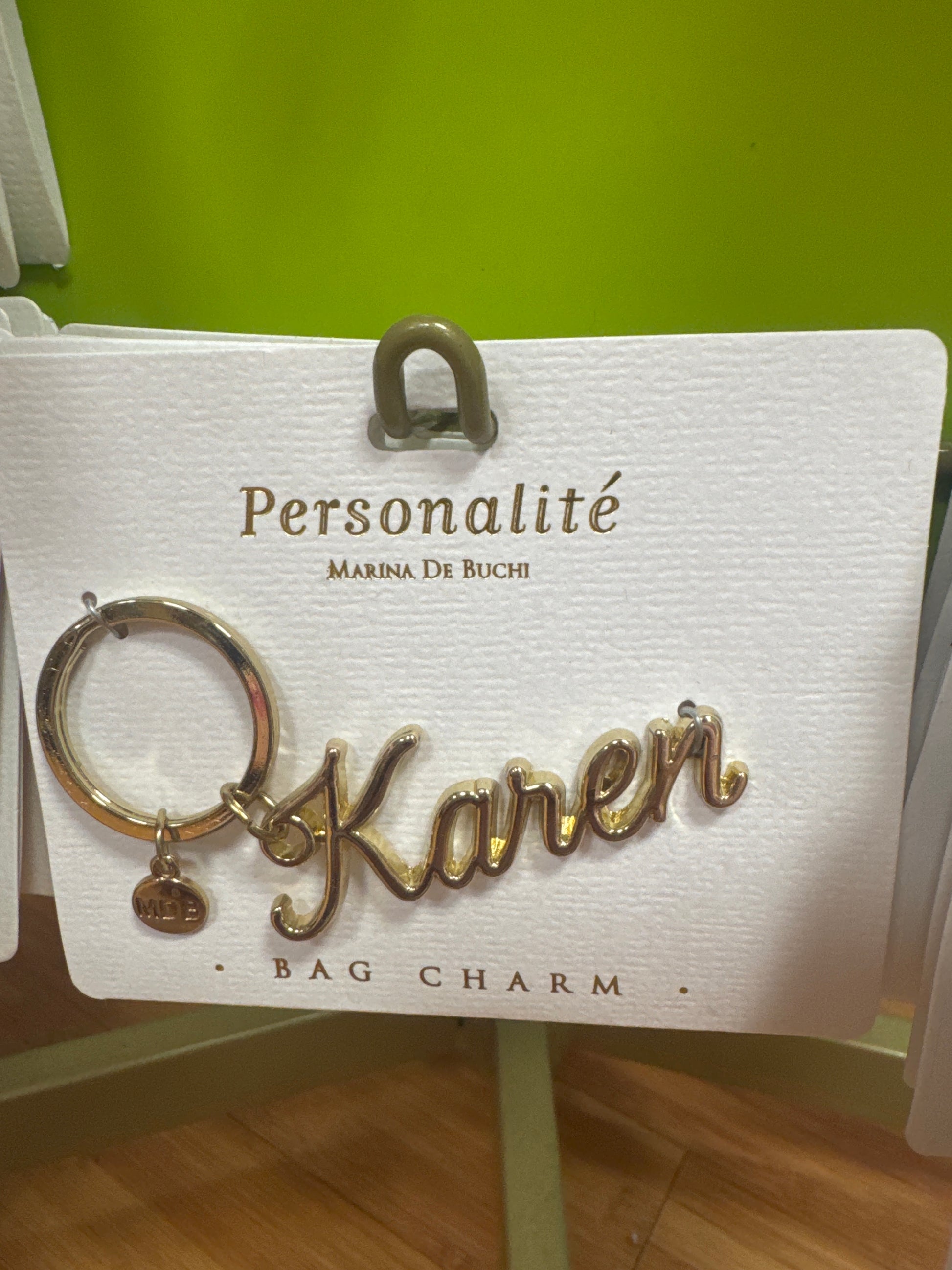 BAG CHARM KEYCHAIN - KAREN - Pharm Favorites by Economy Pharmacy