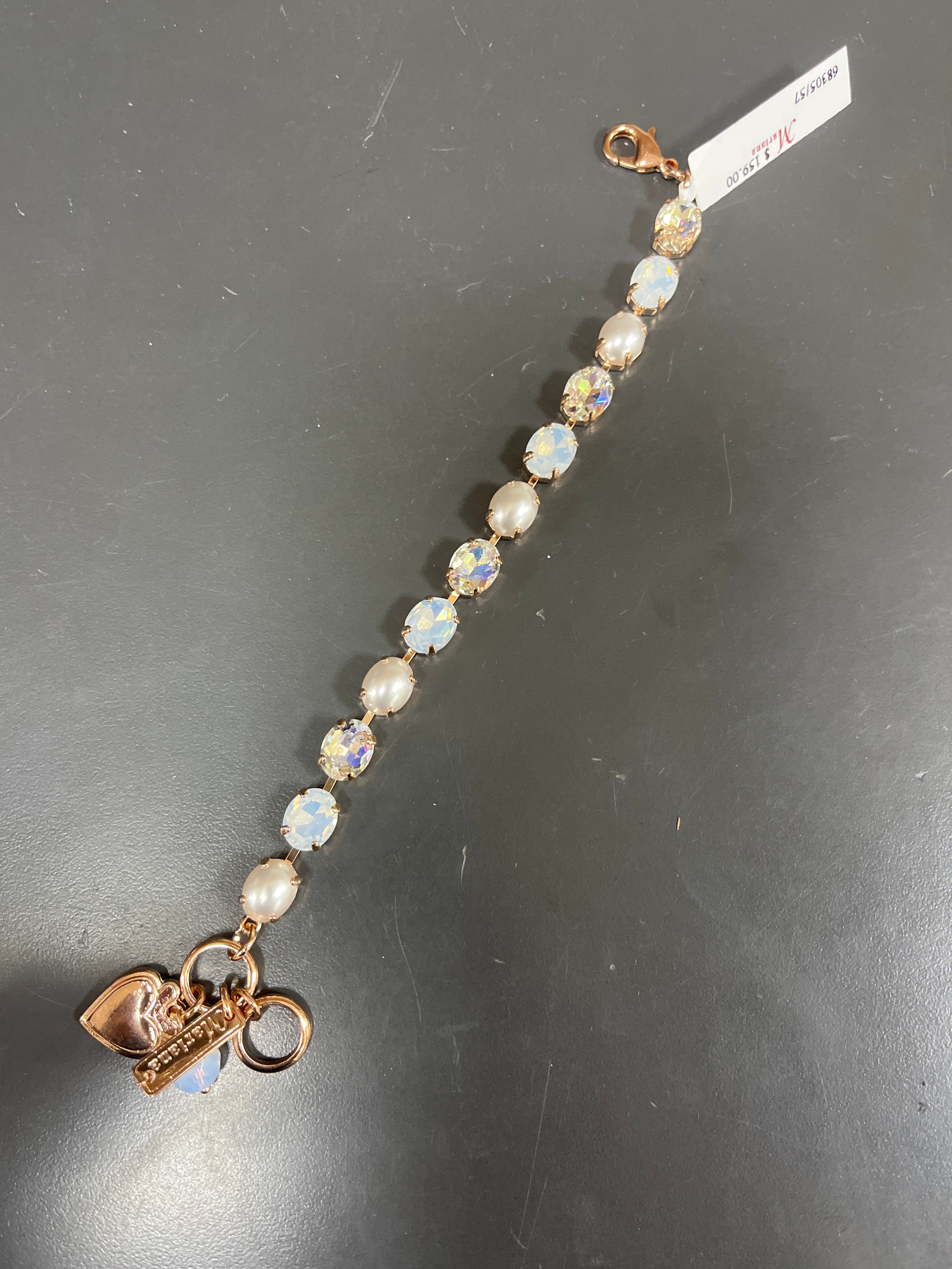 MARIANA - BRACELET - ROSE GOLD PEARL AND IRIDESCENT