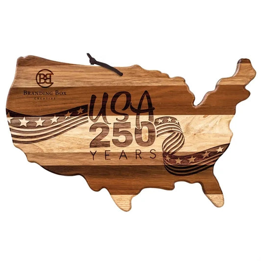 USA SHIPLAP 250TH ANNIVERSARY CUTTING BOARD