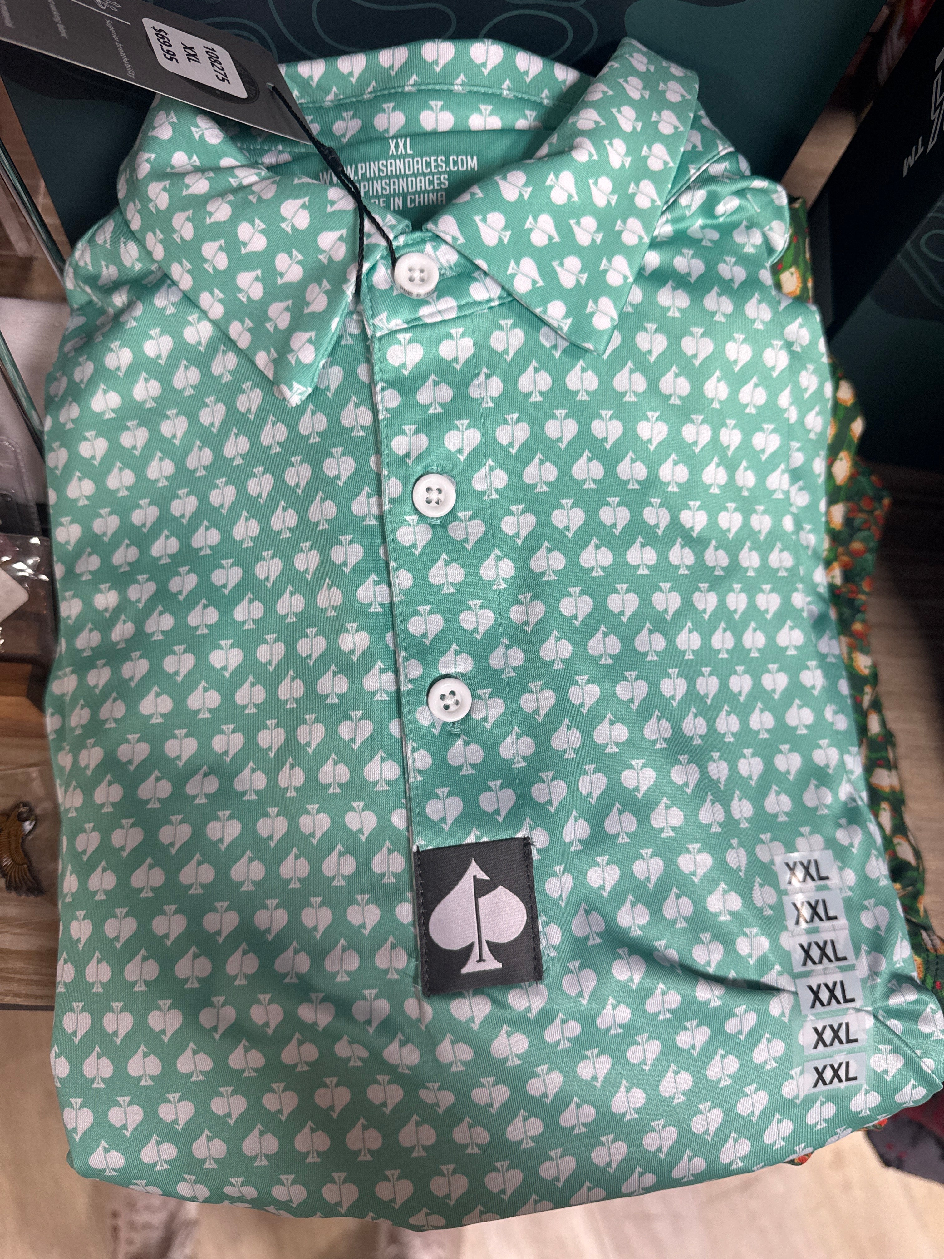 GOLF SHIRT - SHERBET SPADE