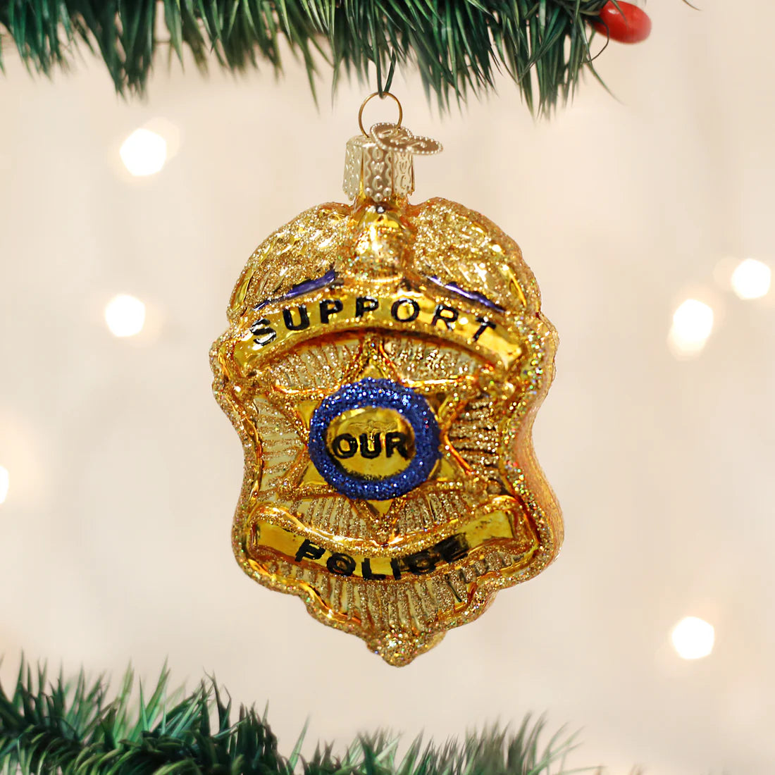 OWC ORNAMENT - POLICE BADGE