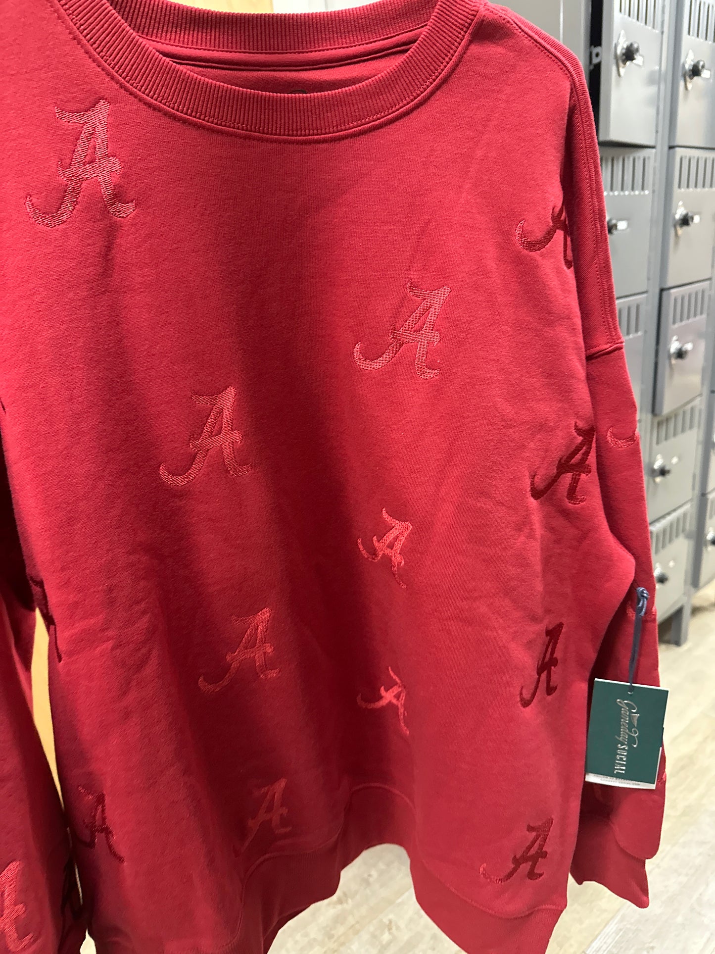 Alabama Ritter Repeat Lantern Sleeve Crew M/L