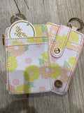 KEYCHAIN WALLET - DAISY CRAZE PEACH
