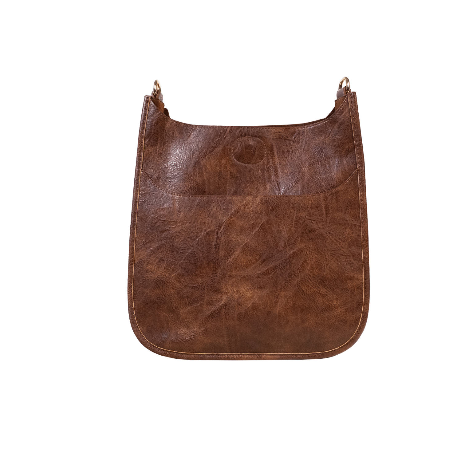 VEGAN Leather Classic Messenger-NO STRAP ATTACHED-ASSORTED