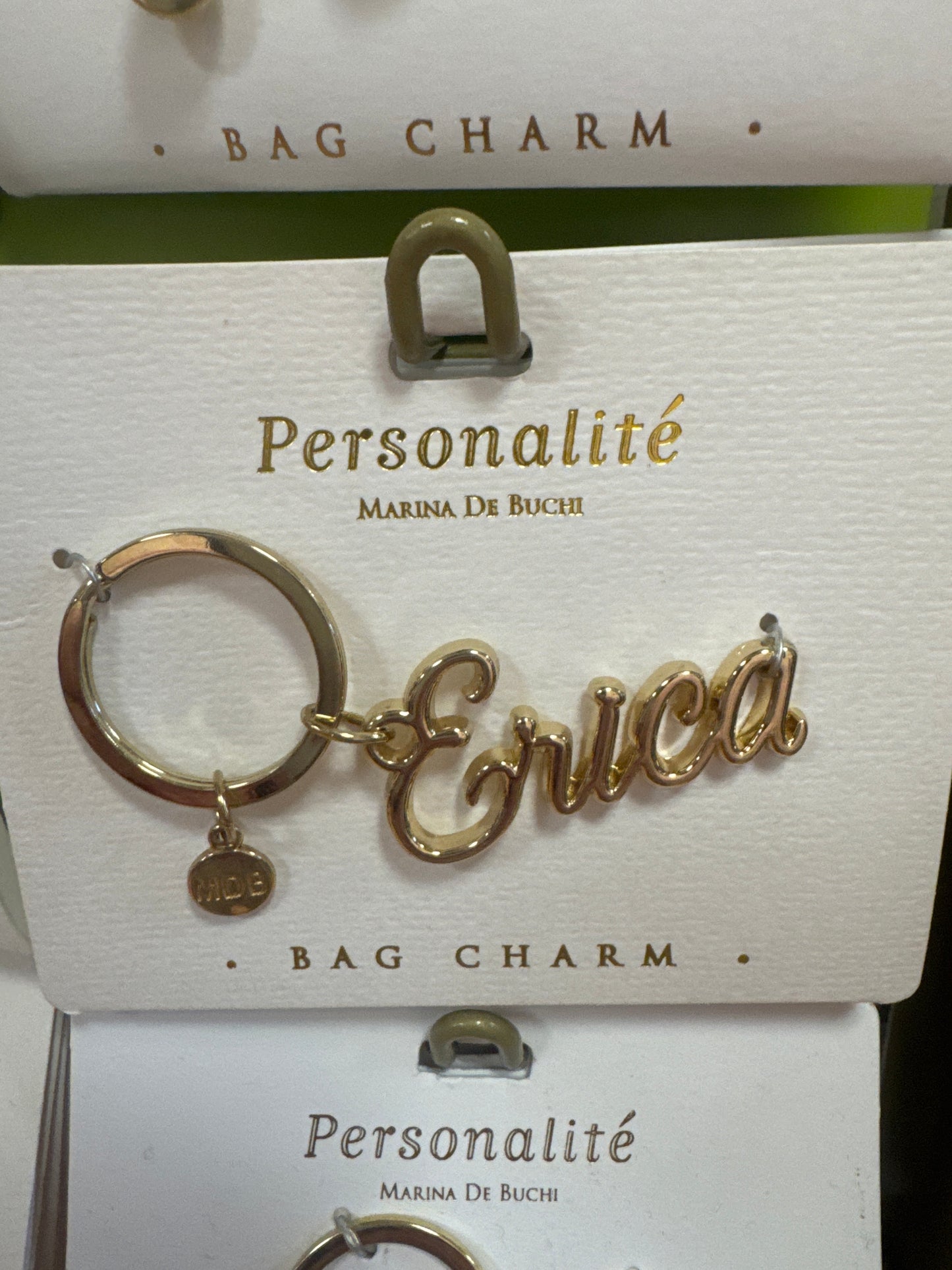 BAG CHARM KEYCHAIN - ERICA