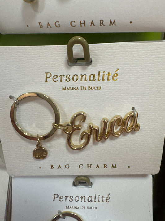 BAG CHARM KEYCHAIN - ERICA