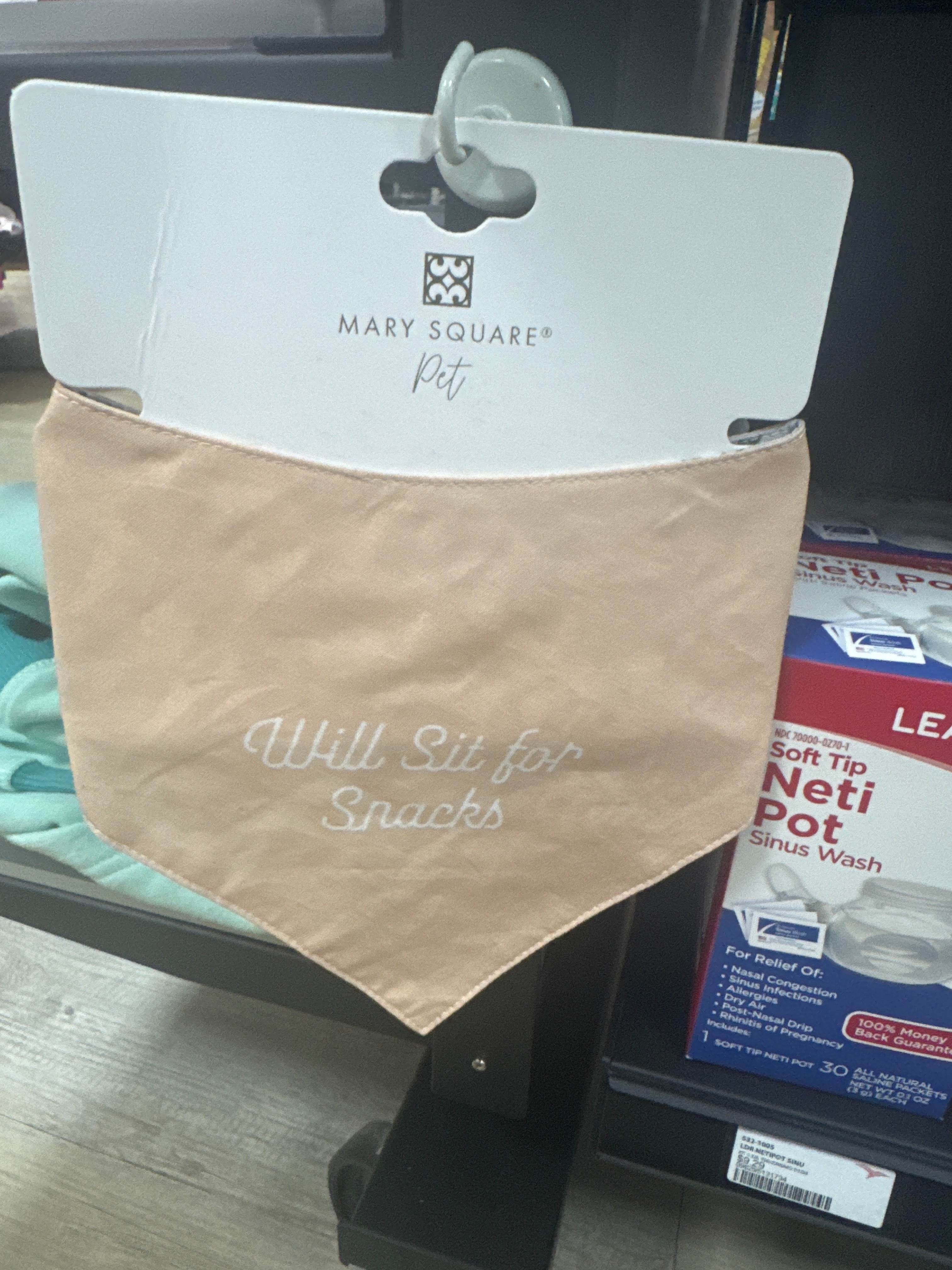 PET BANDANA - WILL SIT FOR SNACKS