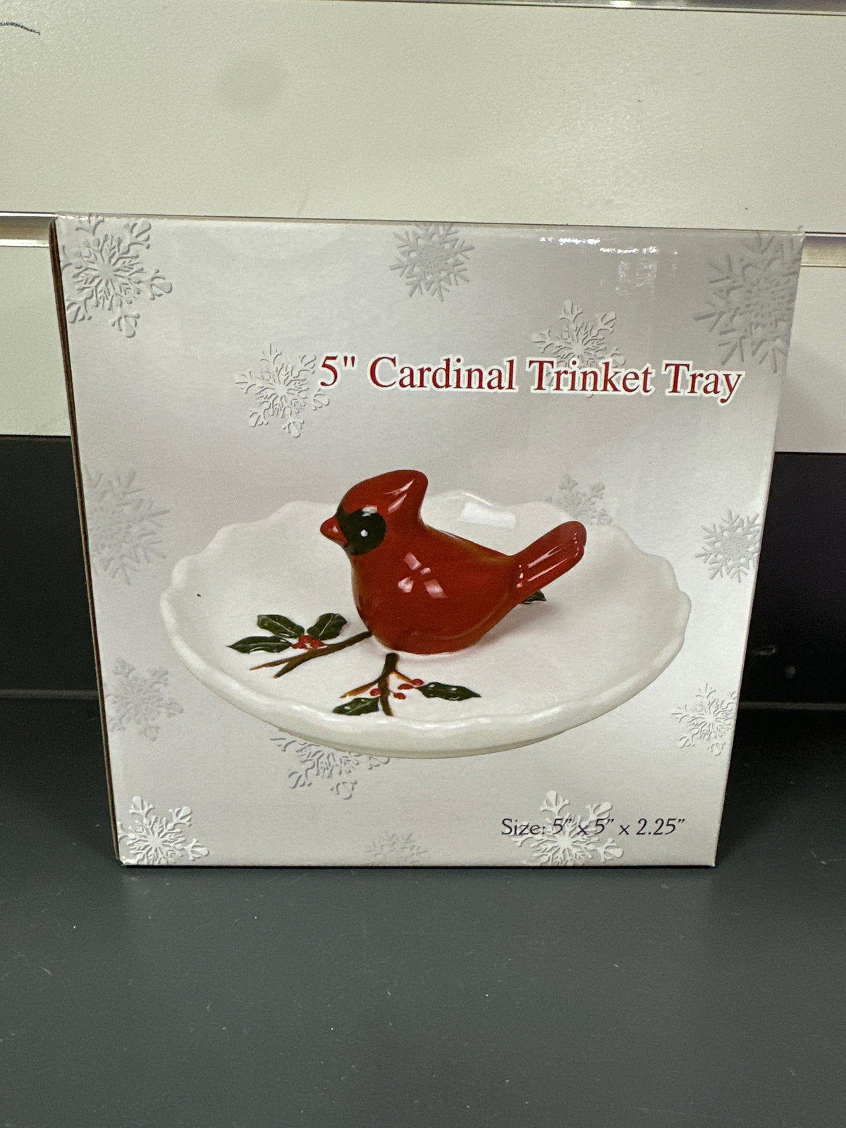 5" CARDINAL TRINKET TRAY
