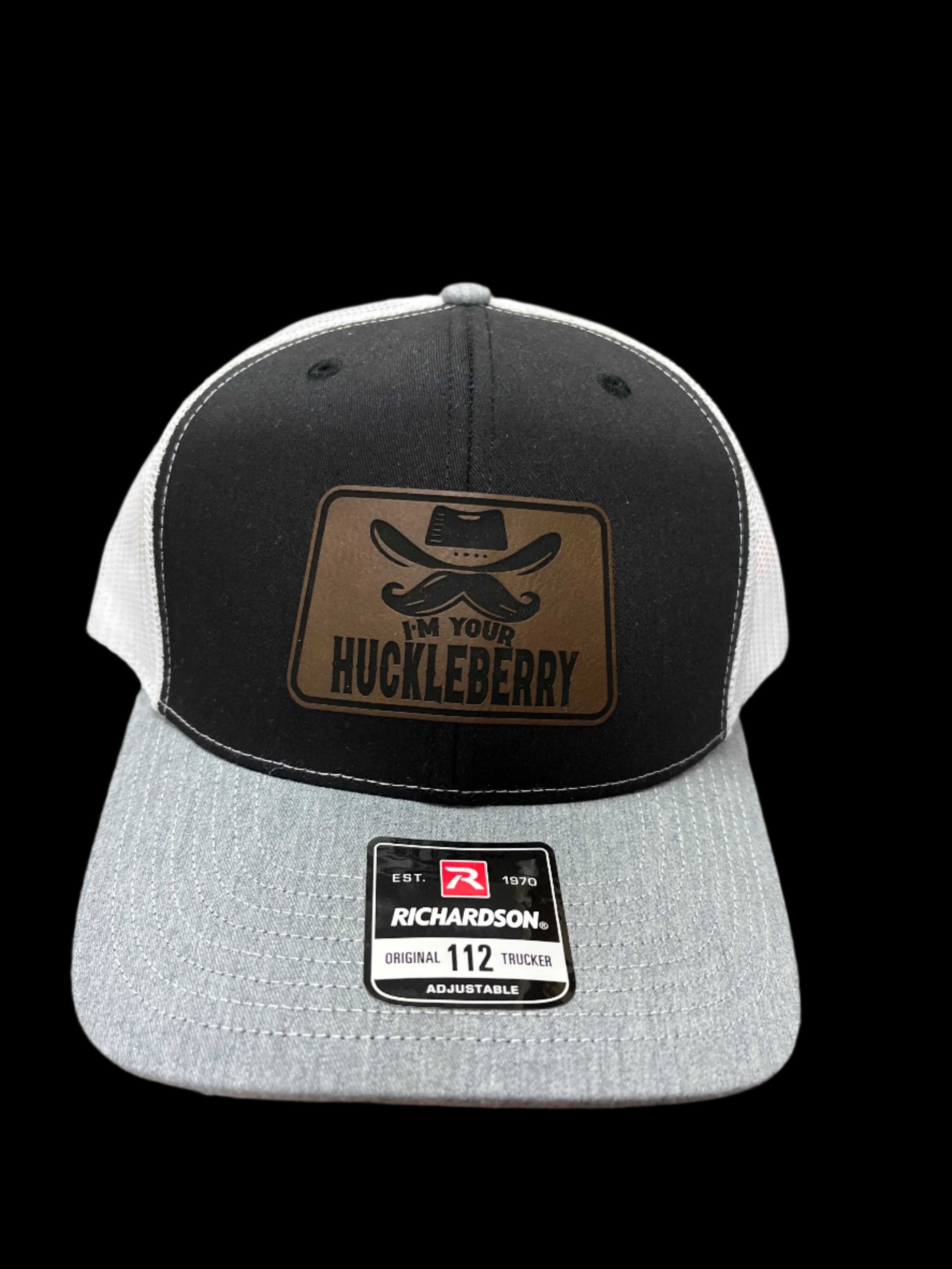 BLACK, GRAY, & WHITE HAT - I'M YOUR HUCKLEBERRY PATCH