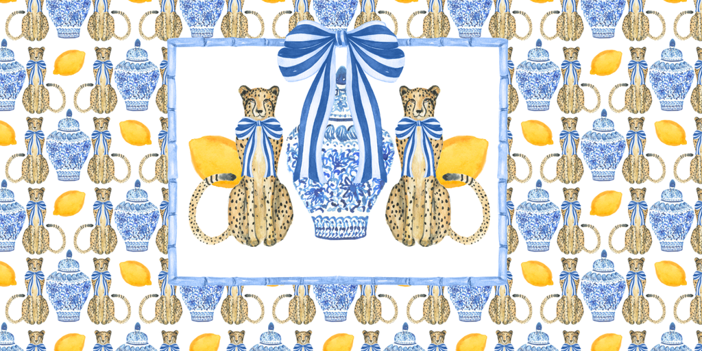 CHINOISERIE trinket tray insert set of 5