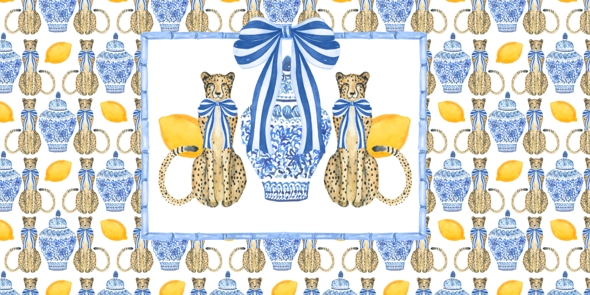 CHINOISERIE trinket tray insert set of 5