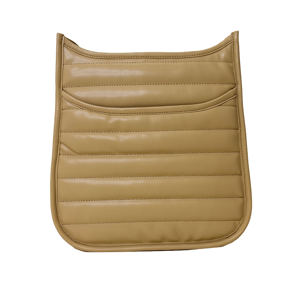 Sarah Quilted Faux Leather Messenger