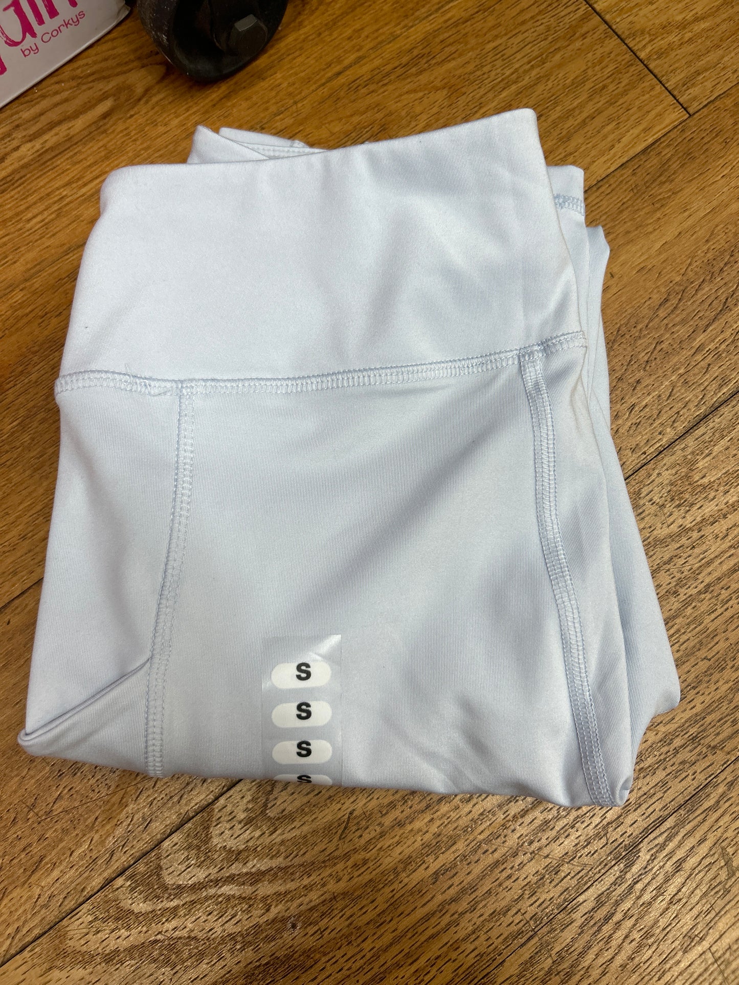 YOGA LEGGINGS W/POCKETS - ICE BLUE - S