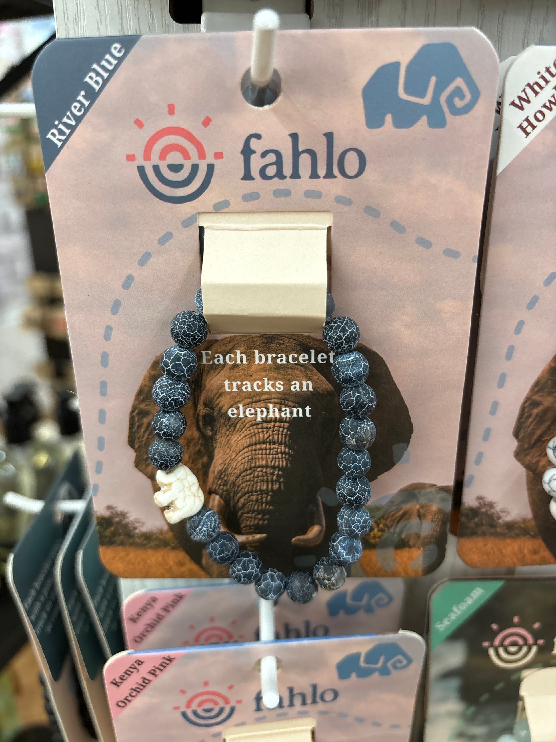 THE VOYAGE BRACELET- RIVER BLUE - ELEPHANT - Pharm Favorites by Economy Pharmacy