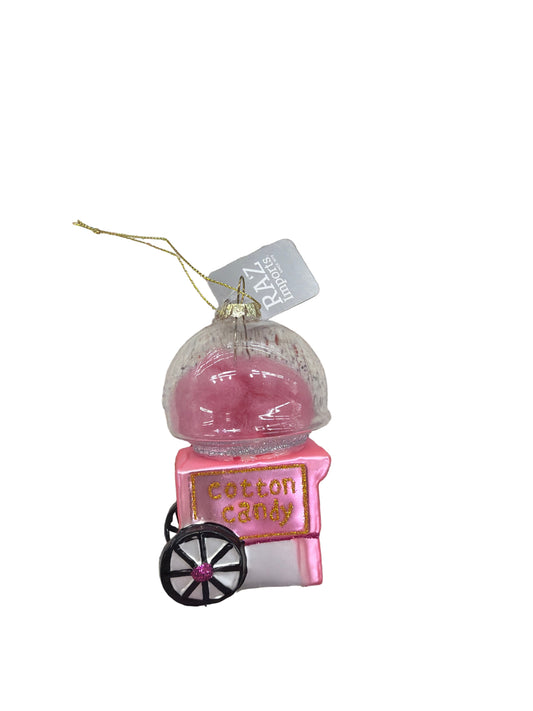 RAZ ORNAMENT-COTTON CANDY MACHINE