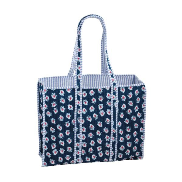 AMERICANA BLOCK PRINT TOTE