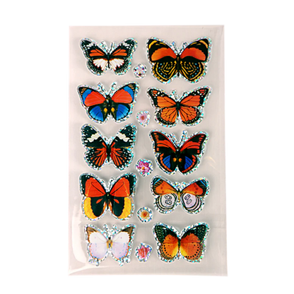 3D Butterfly Stickers