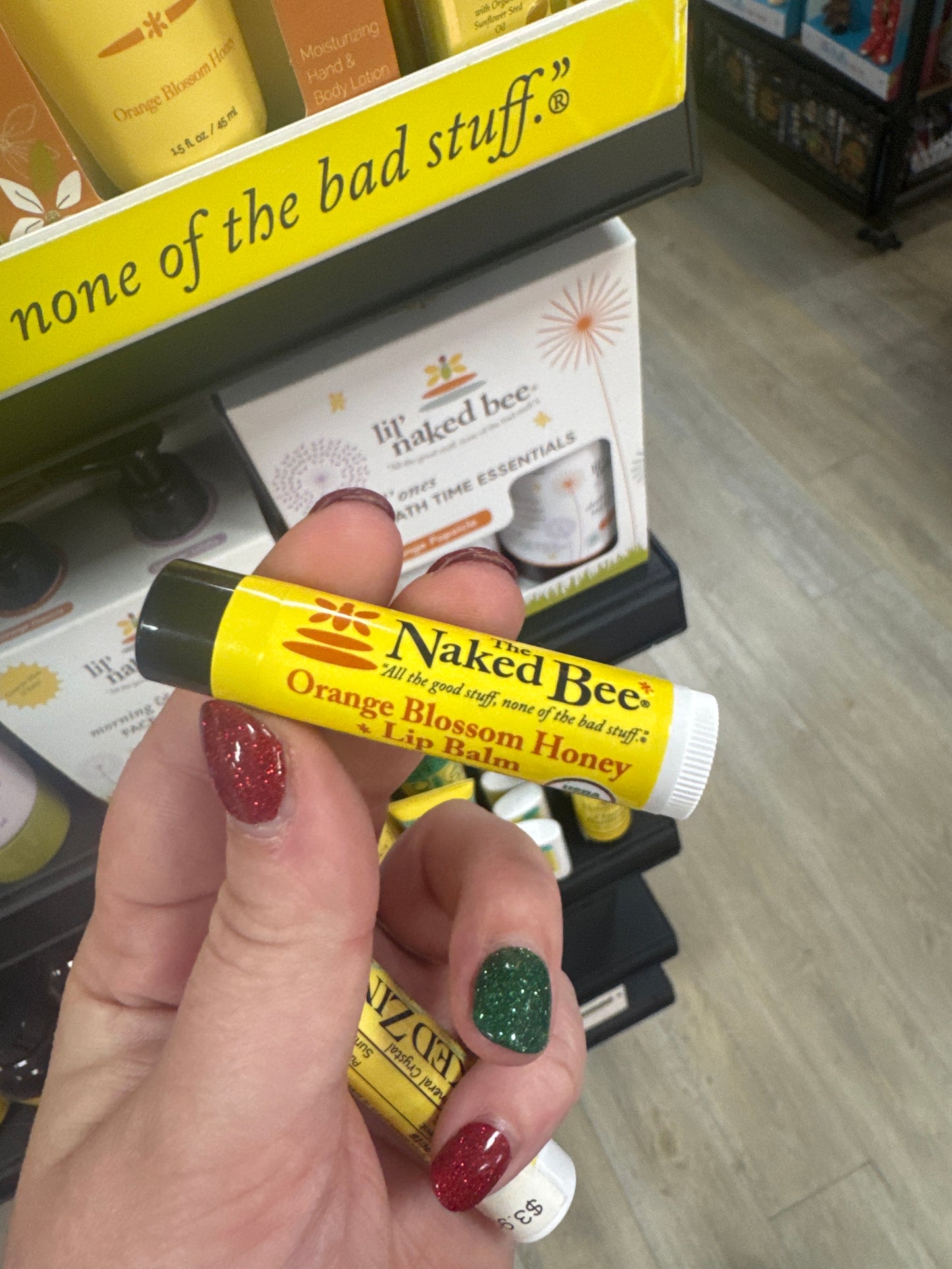 NAKED BEE LIP BALM - ORANGE BLOSSOM HONEY