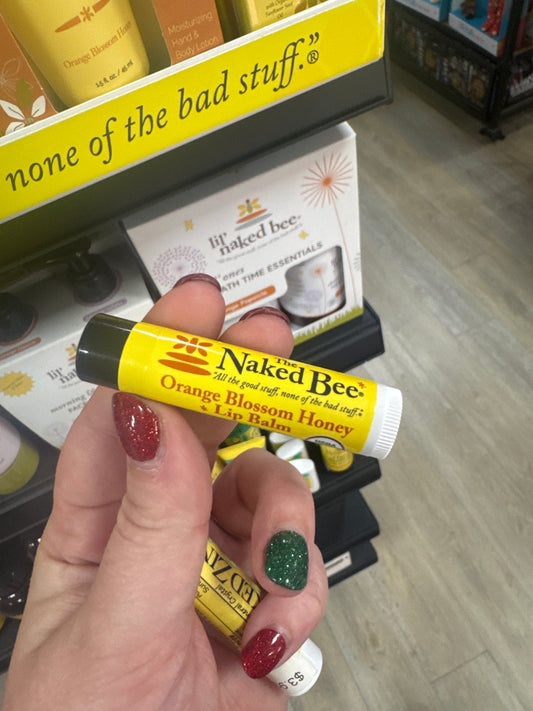 NAKED BEE LIP BALM - ORANGE BLOSSOM HONEY