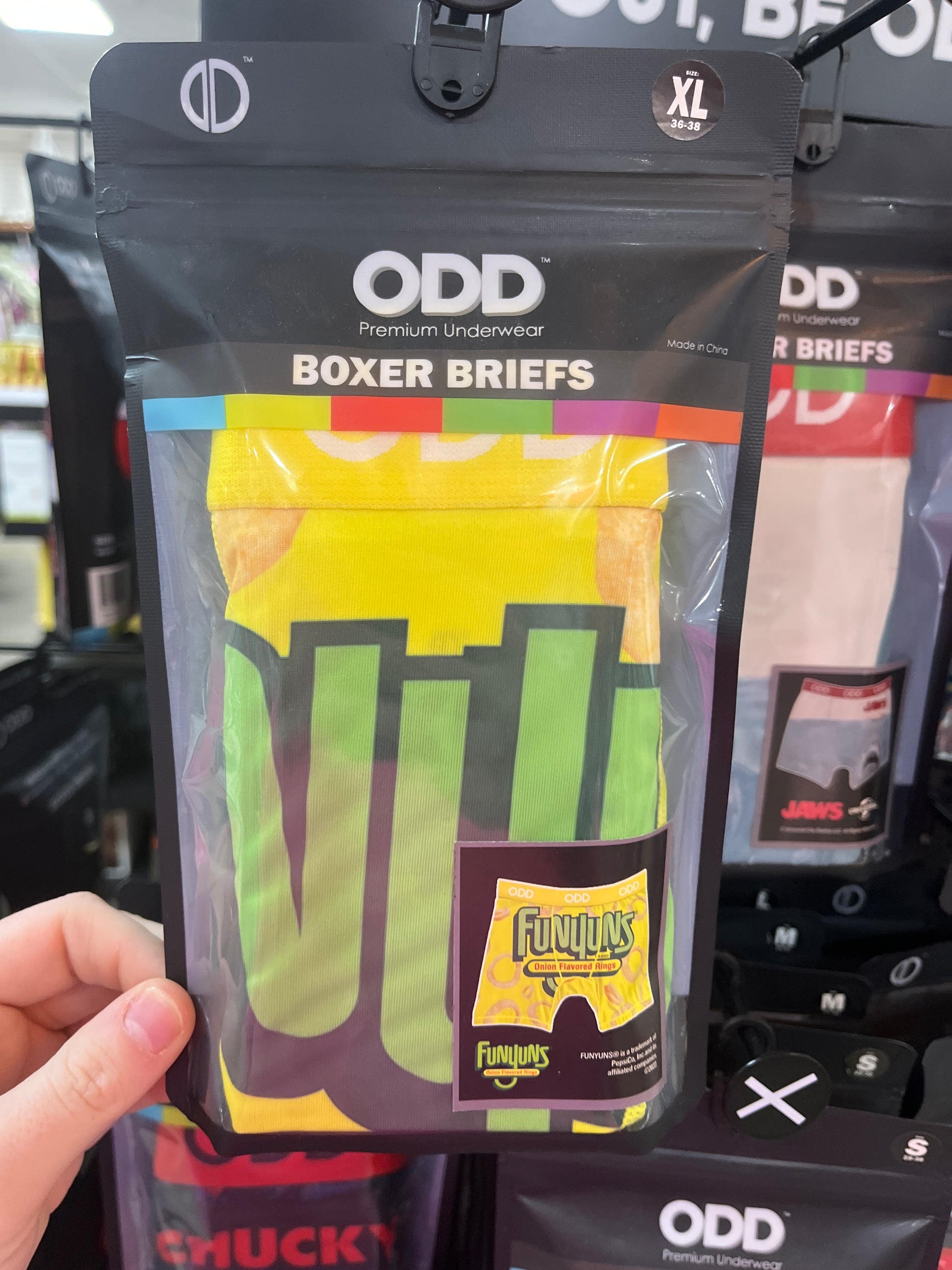 BOXER BRIEFS - FUNYUNS - XL - Pharm Favorites by Economy Pharmacy