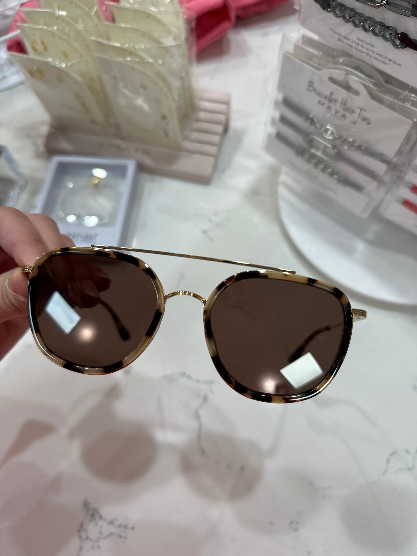 FREYRS SUNGLASSES - WESTON - MILKY TORTOISE/BROWN