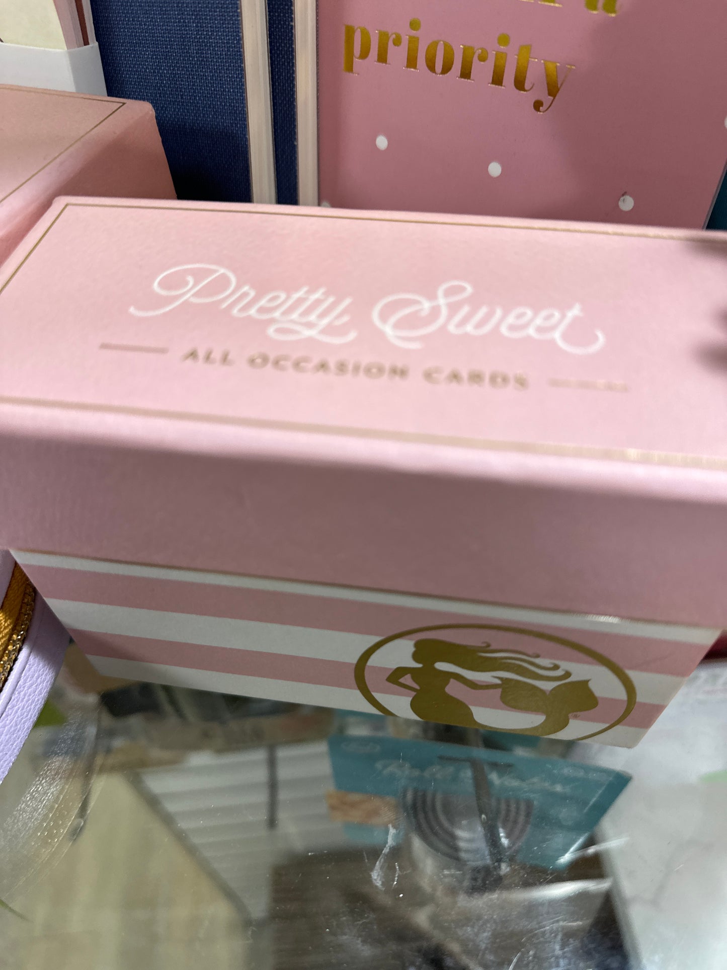 ALL OCCASION CARD BOX PRETTY SWEET