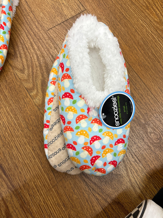SNOOZIES MUSHROOMS SLIPPERS