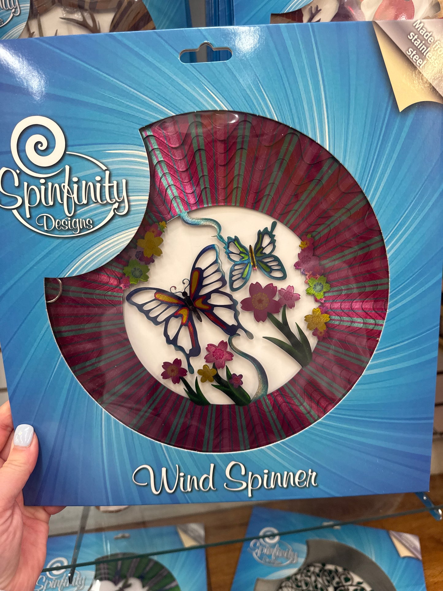 LARGE (12") 3D PINK BUTTERFLY
