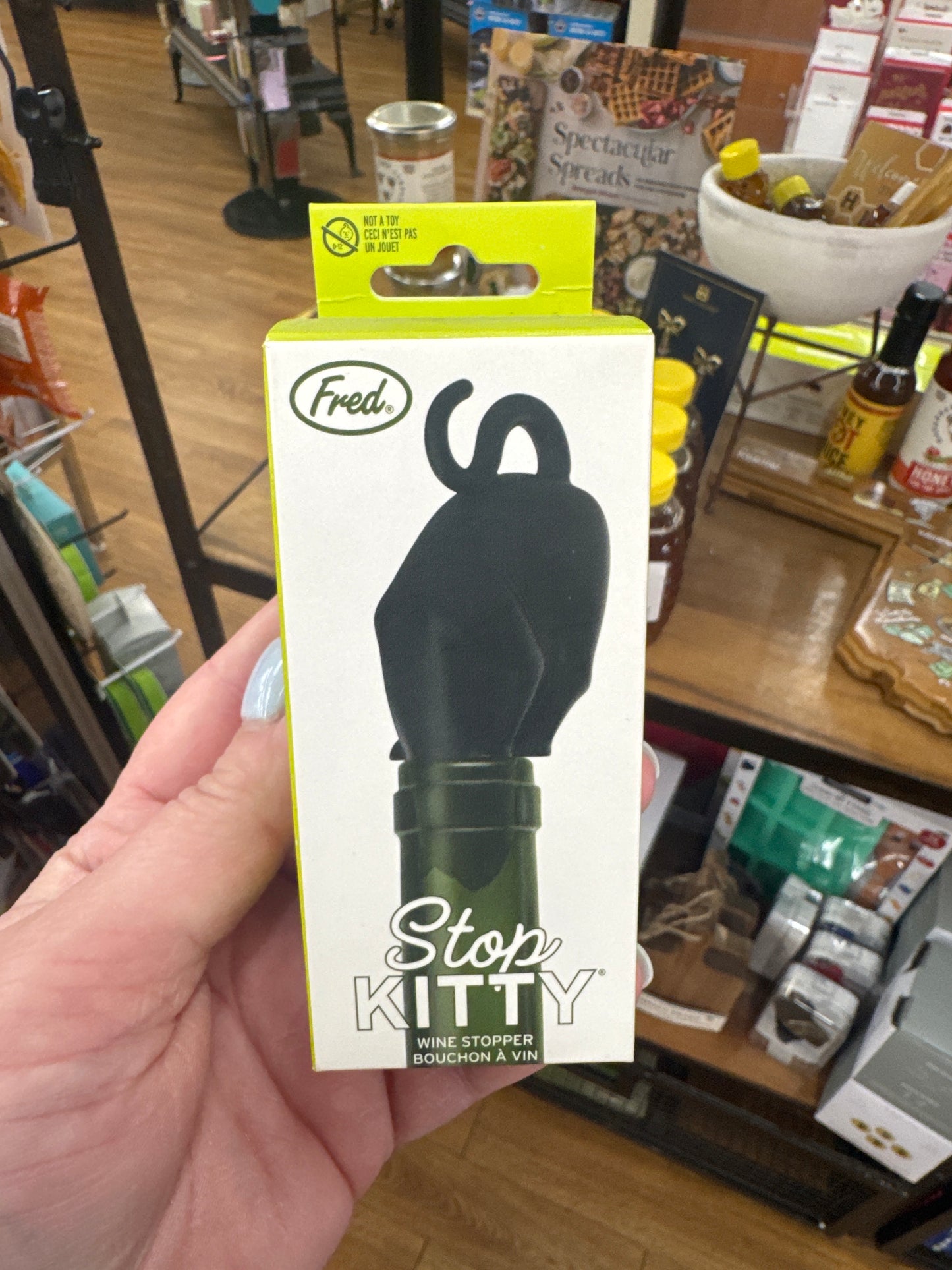 STOP KITTY BOTTLE STOPPER