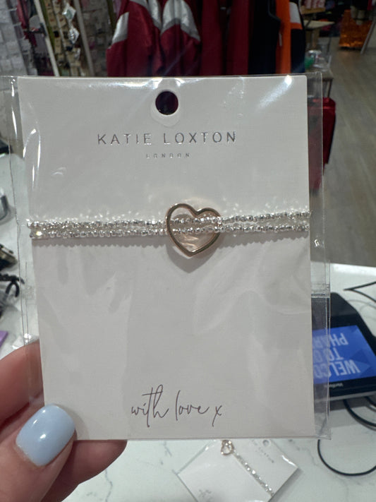 LILA HEART DOUBLE BRACELET