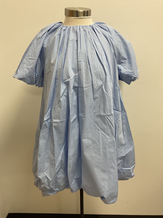 BLUE BUBBLE MINI DRESS