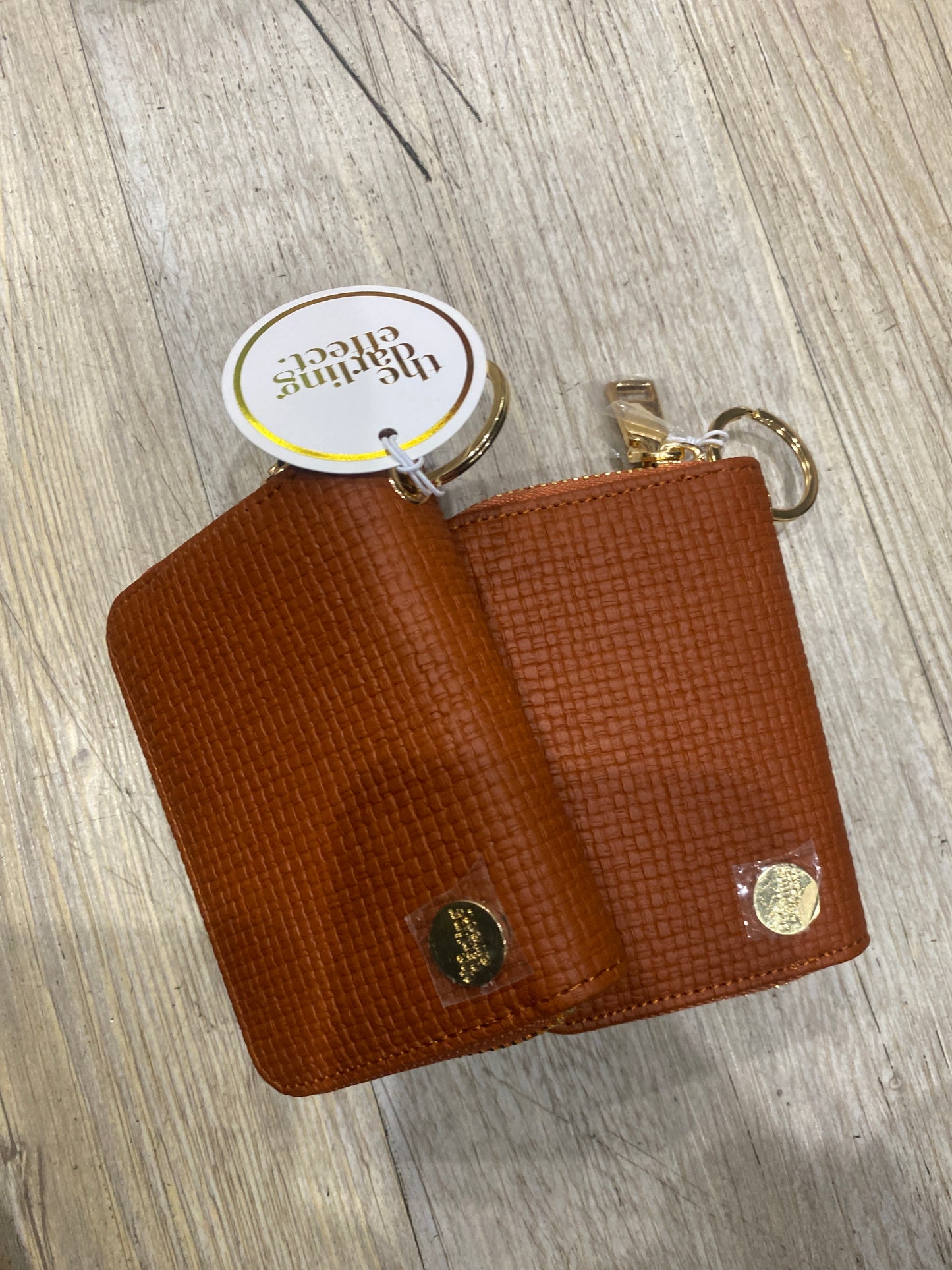 ZIP AROUND WALLET - COGNAC