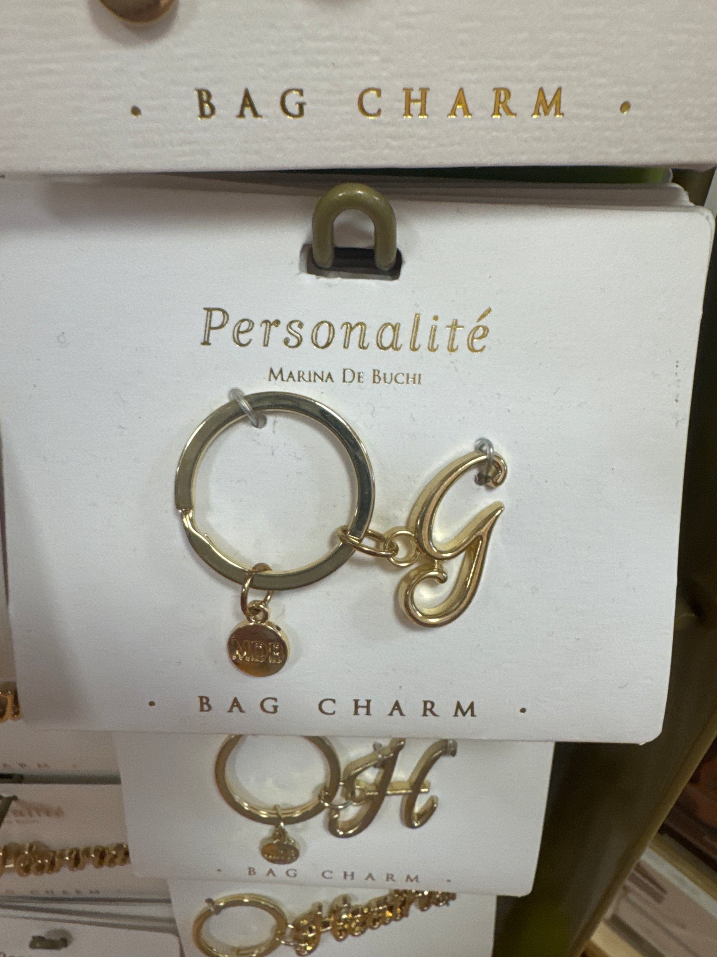 BAG CHARM KEYCHAIN - G