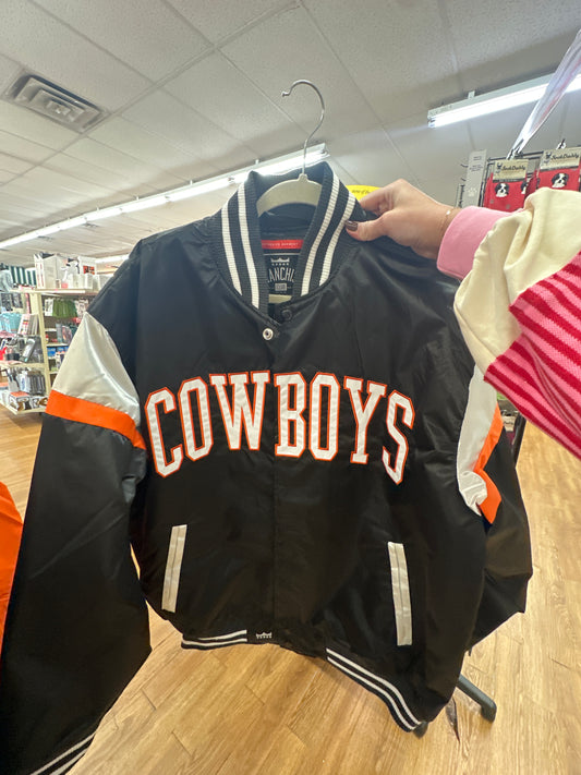 POWER SATIN JACKET - OKLAHOMA STATE - M
