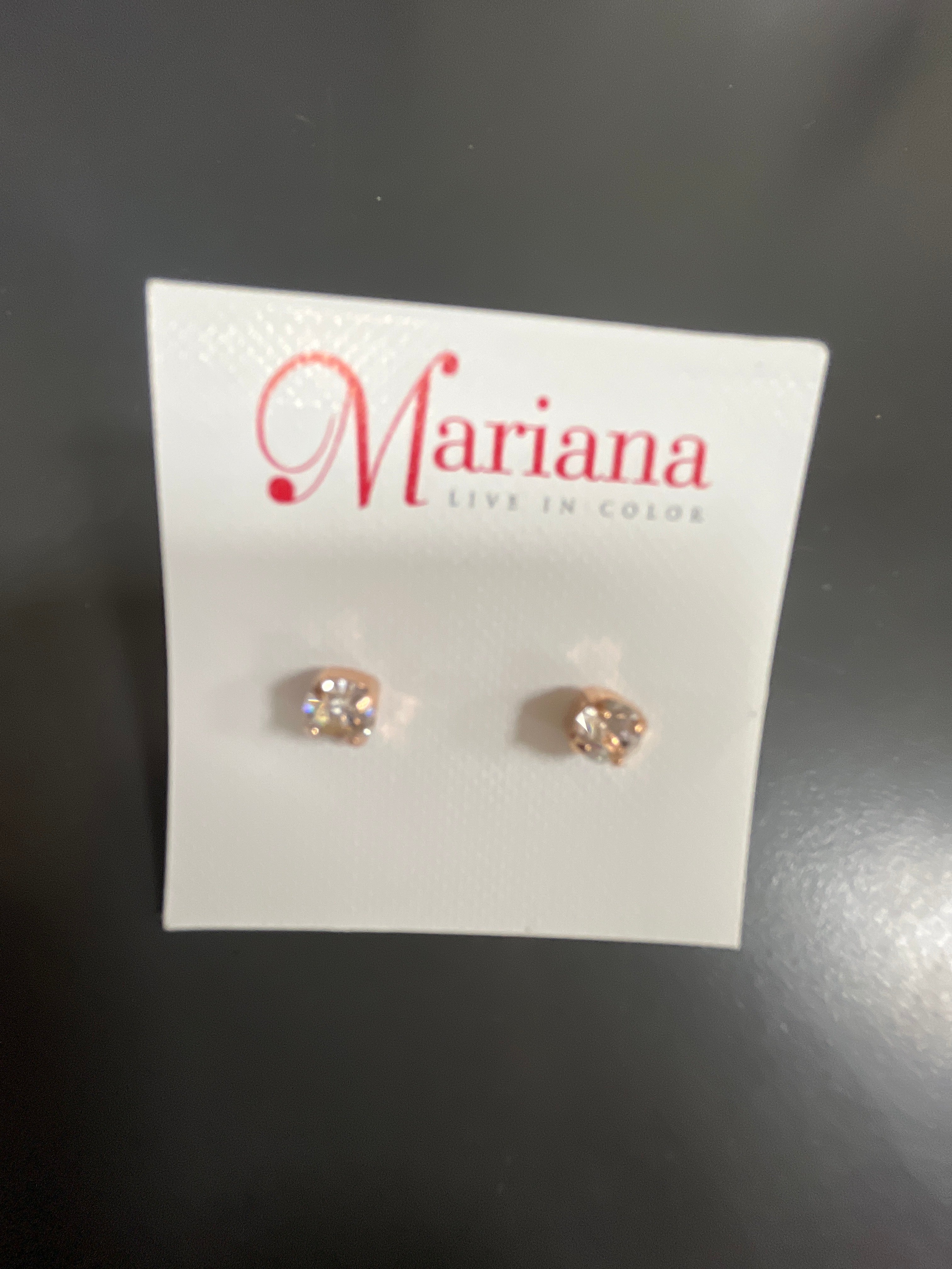 MARIANA - EARRINGS - ROSE GOLD SMALL STUD