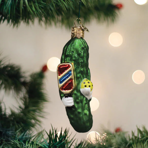 PICKLEBALL PICKLE ORNAMENT