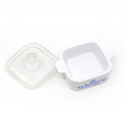 CORNFLOWER TRINKET BOX - CORNING WARE-INSPIRED JEWELRY DISH