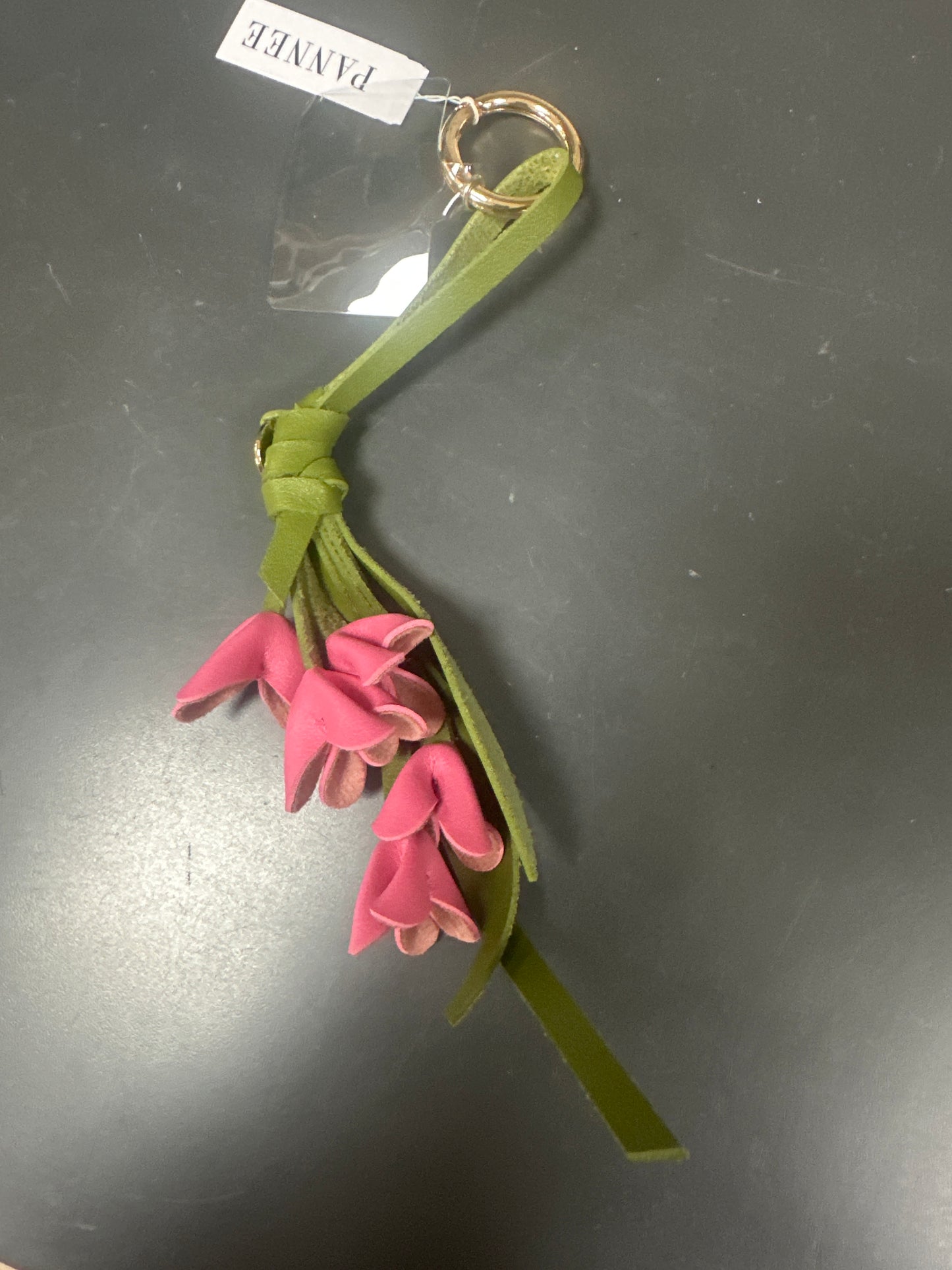FLOWERING VINE PURSE CHARM