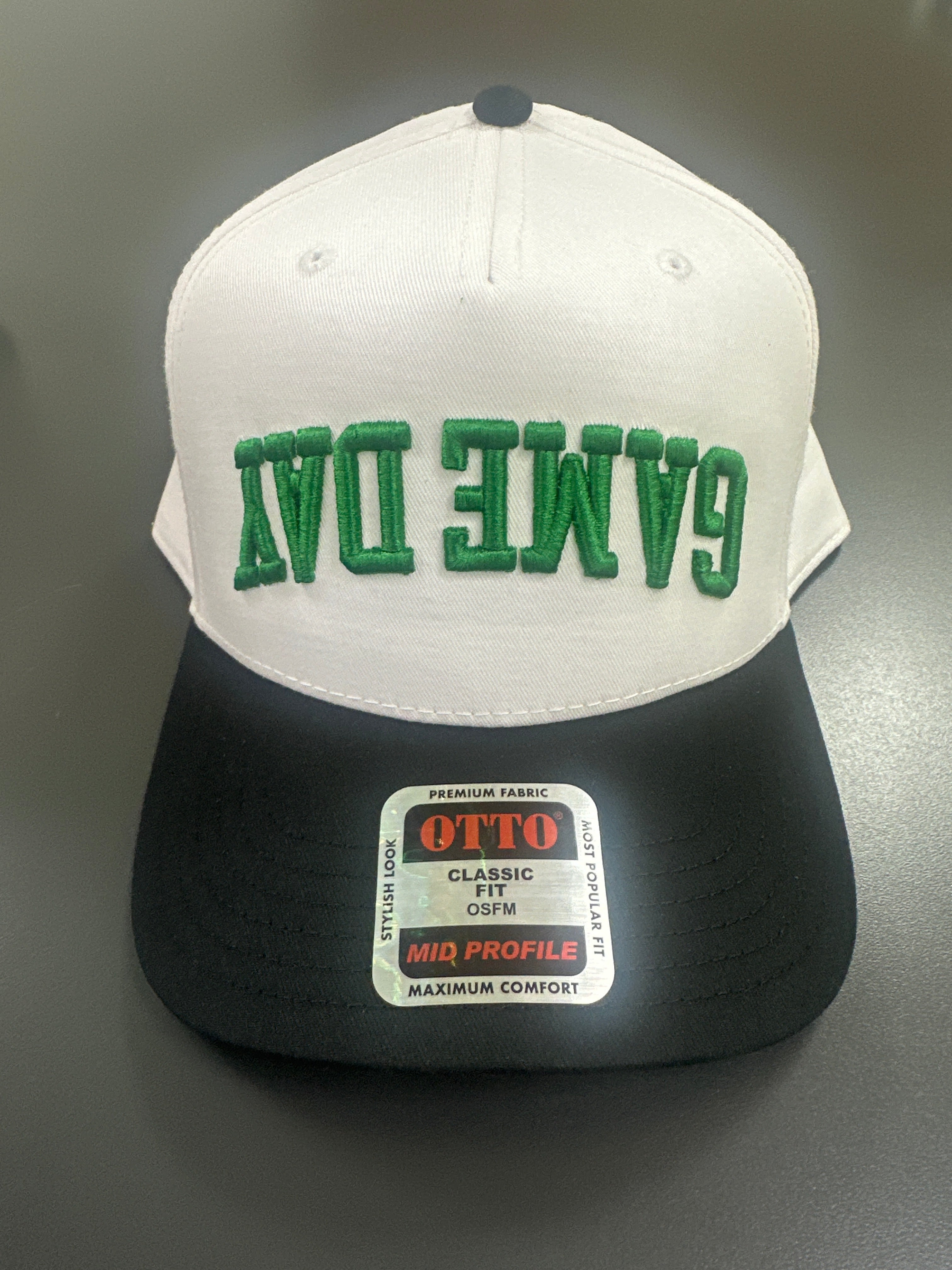 Backwards Game Day Hat - Green