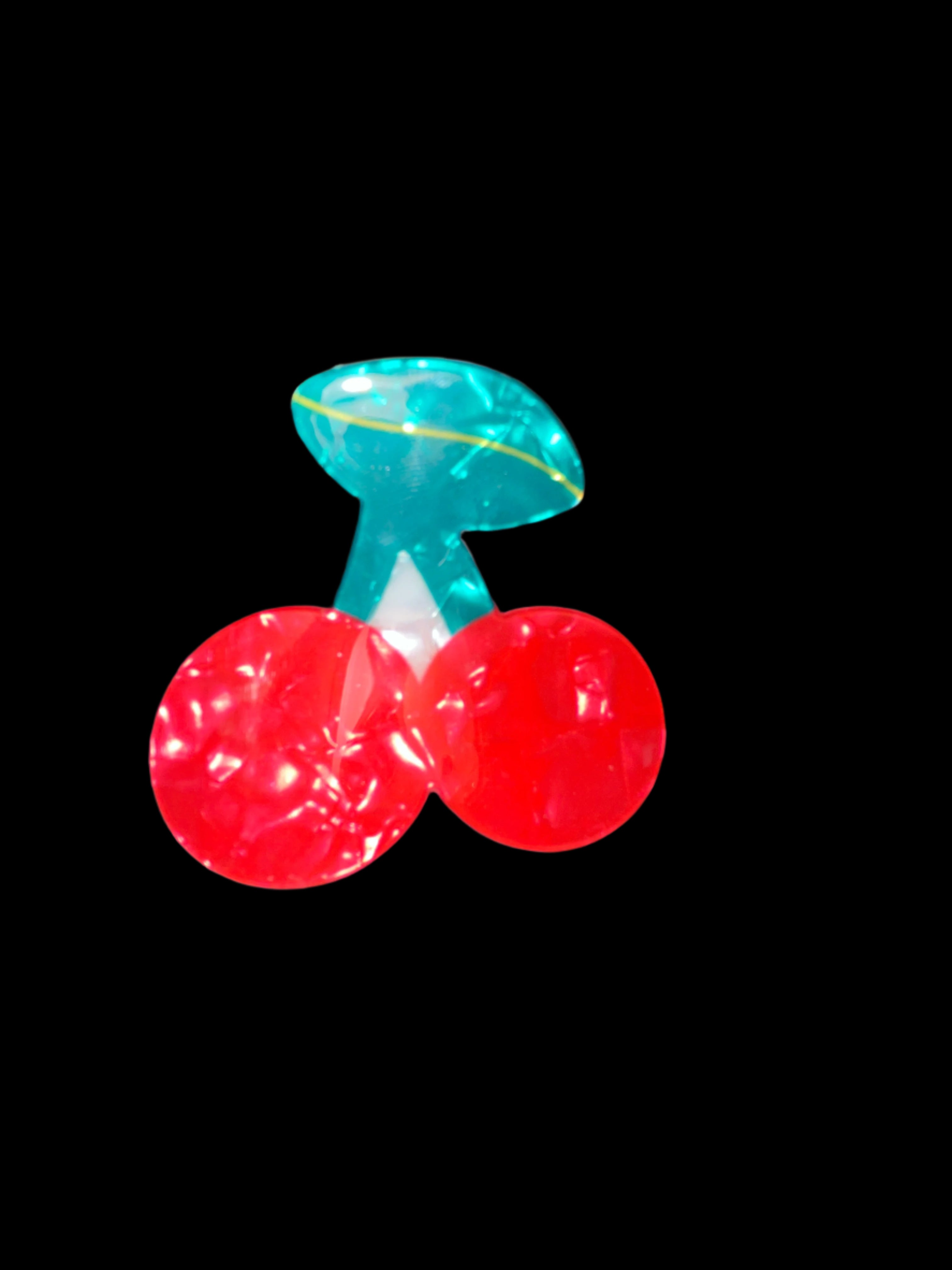 CHERRY HAIR CLIP