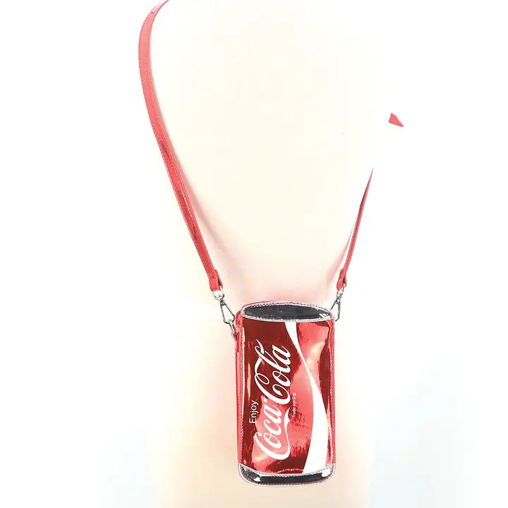 METALLIC CAN CROSS BODY BAG