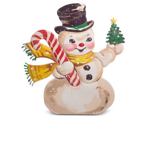SNOWMAN YARD STAKE - 47"
