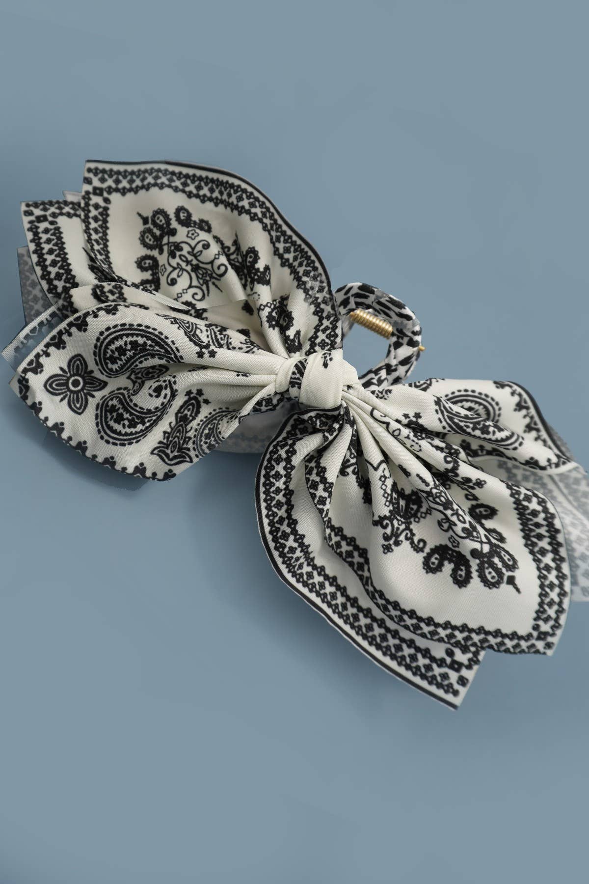 PAISLEY BOHO VINTAGE HAIR CLAW CLIPS