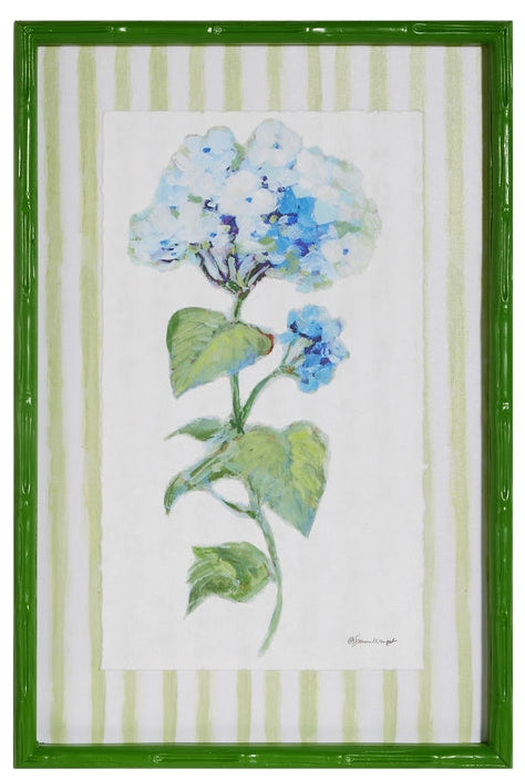 23.5" AZURE BLOOM FRAMED PRINT