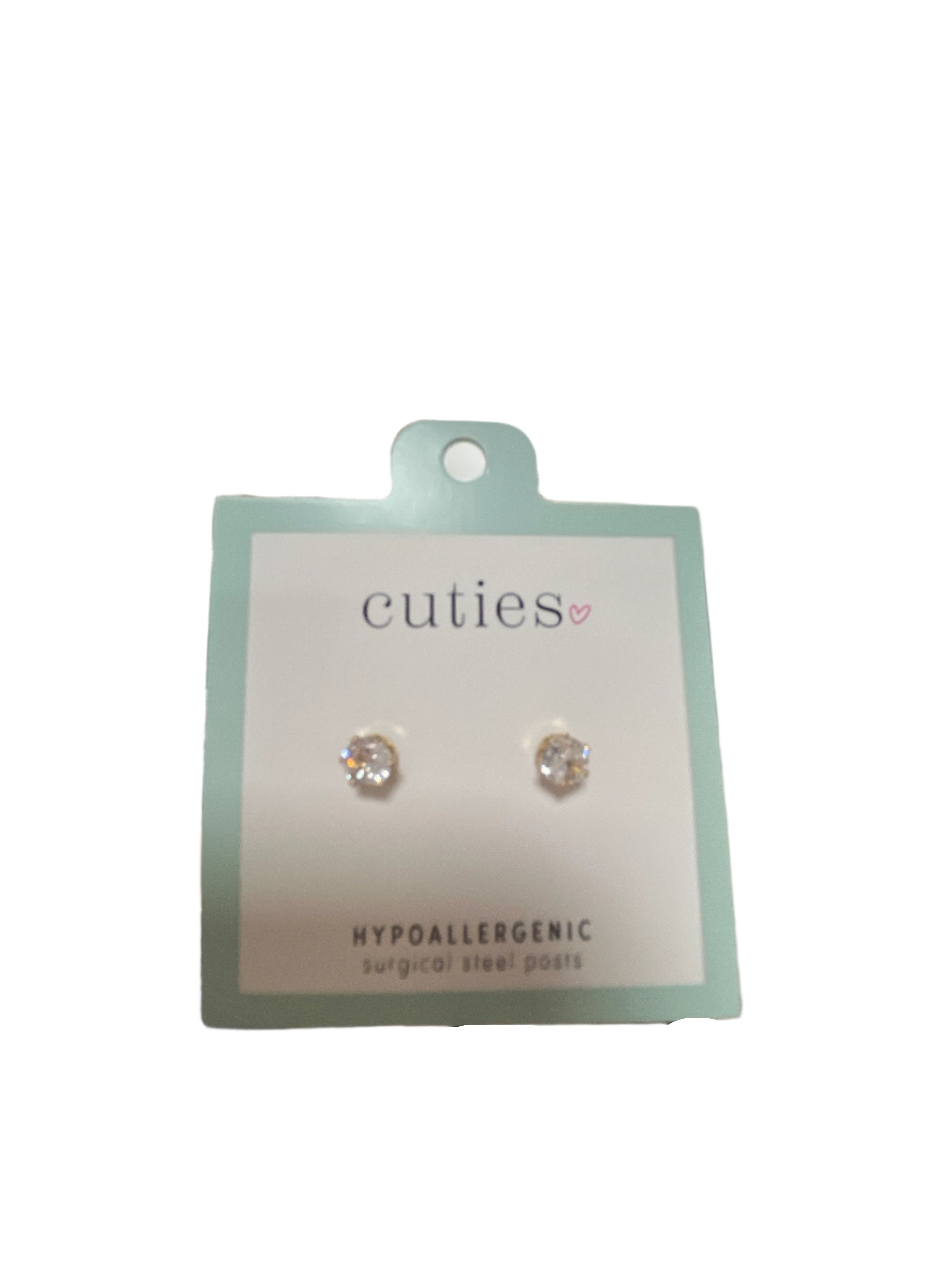 CZ STUD EARRINGS